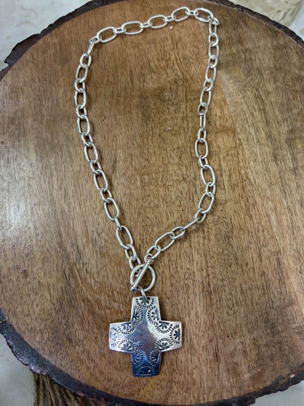 Silpada  Virtuosity Cross Necklace. 925 Sterling Silver. N0557.